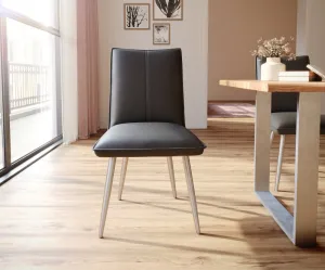 Jedálenská stolička Lelio-Flex s kužeľovou základňou z nehrdzavejúcej