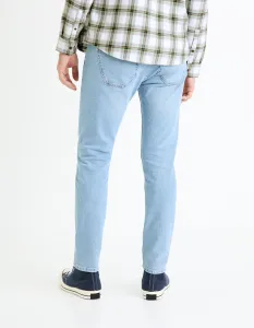 Svetlomodré pánske slim fit džínsy Celio Fotaper