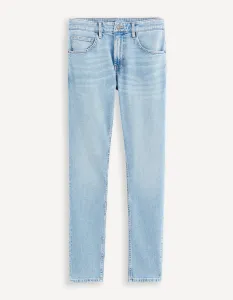 Svetlomodré pánske slim fit džínsy Celio Fotaper