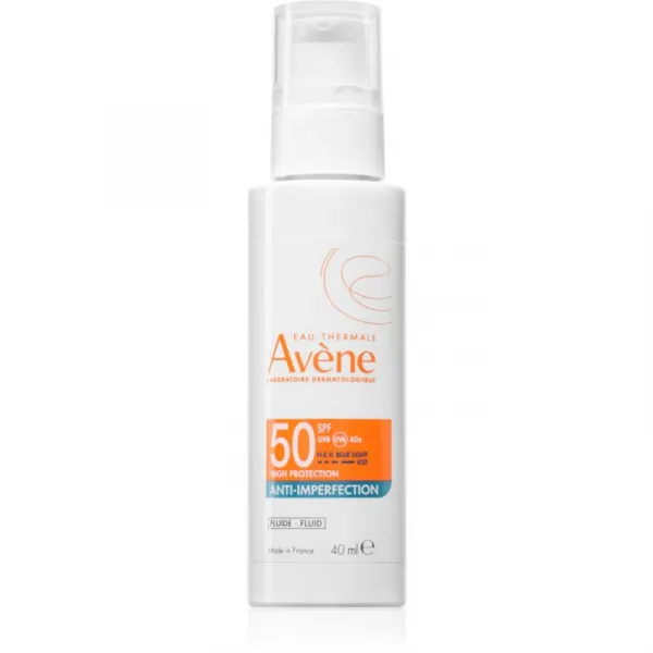 Avène Sun Anti-Imperfection ochranný fluid pre mastnú a zmiešanú pleť SPF 50 40 ml