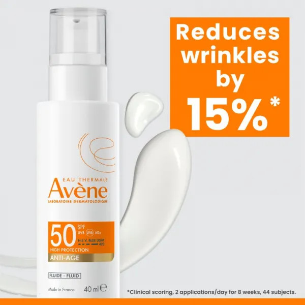 Avène Sun Anti-Age Fluid ochranný fluid proti vráskam SPF 50 40 ml