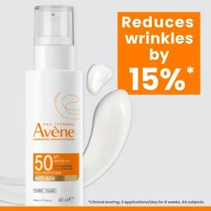 Avène Sun Anti-Age Fluid ochranný fluid proti vráskam SPF 50 40 ml