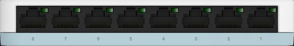8-portový gigabitový stolový prepínač D-Link DGS-1008D