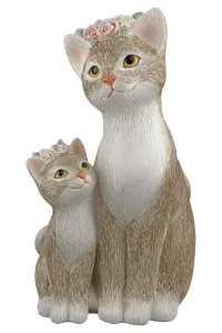 Gilde Dekorační figurka Kočka Nala s kotětem