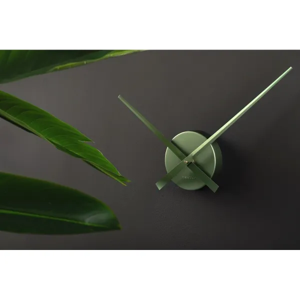 Karlsson 4348DG dizajnové nástenné hodiny zelené,priemer 48 cm