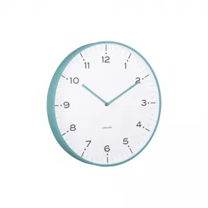 Dizajnové nástenné hodiny Karlsson 6011BL modré,priemer 40 cm