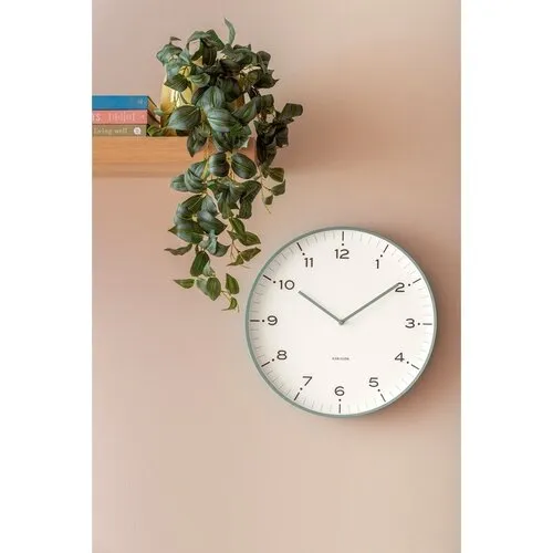 Dizajnové nástenné hodiny Karlsson 6011BL modré,priemer 40 cm