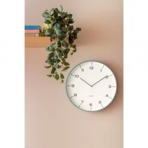 Dizajnové nástenné hodiny Karlsson 6011BL modré,priemer 40 cm