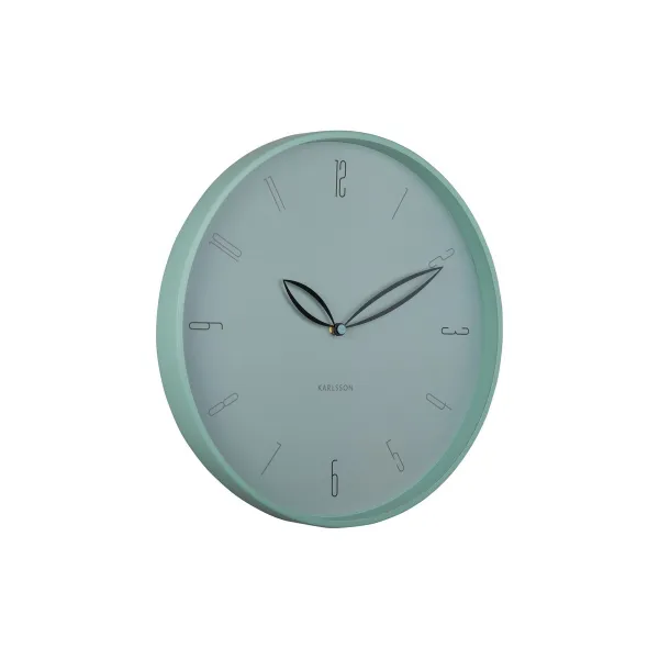 Dizajnové nástenné hodiny Karlsson 6012BL modré,priemer 40 cm