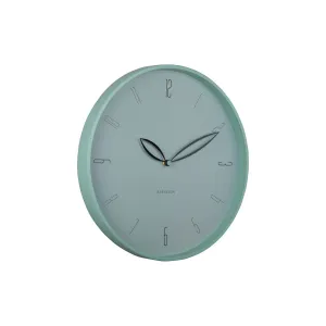 Dizajnové nástenné hodiny Karlsson 6012BL modré,priemer 40 cm