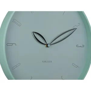 Dizajnové nástenné hodiny Karlsson 6012BL modré,priemer 40 cm