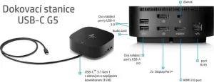 HP Inc. HP Dock - USB-C G5 EURO - Dokovacia stanica
