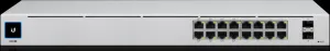 Ubiquiti UBNT UniFi Switch USW-16-POE Gen2 [16xGigabit, 8x PoE out 42W, 802.3at/af, 2xSFP, 36Gbps]