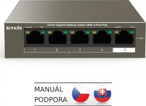 Tenda TEG1105P-4-63W - PoE AT Switch