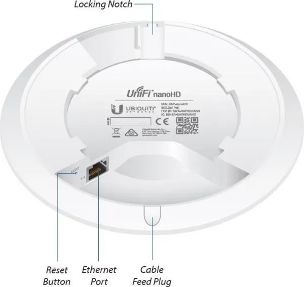 Ubiquiti UBNT UniFi AP nanoHD, 5-PACK, bez PoE! [Inside AP, 2.4+5GHz (300Mbps+1733Mbps), MU-MIMO, 802.11a/b/g/n]