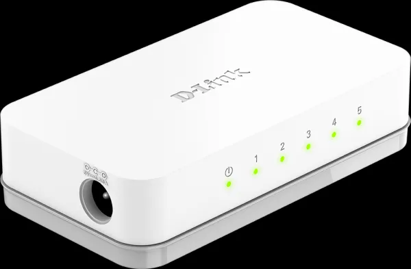 D-Link GO-SW-5E 5portový 10/100 stolový prepínač