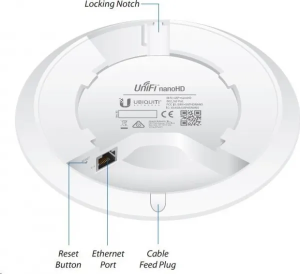 Ubiquiti UBNT UniFi AP nanoHD, 3-PACK, bez PoE! [Inside AP, 2.4+5GHz (300Mbps+1733Mbps), MU-MIMO, 802.11a/b/g/n]