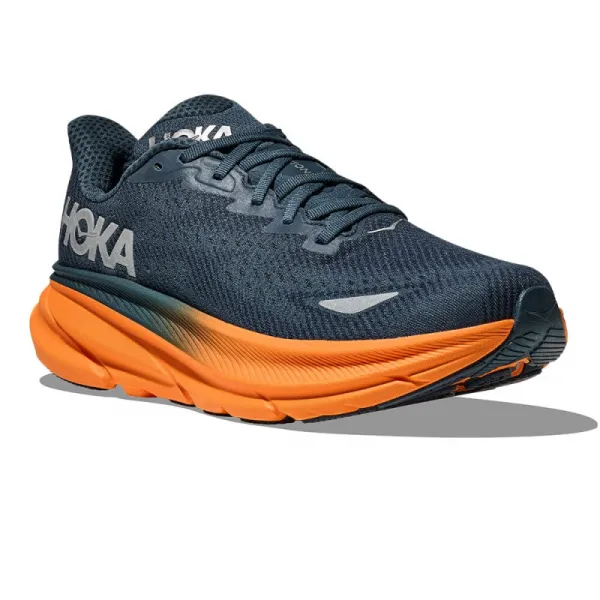 Pánska bežecká obuv HOKA Clifton 9 GTX M stormy skies orange zest