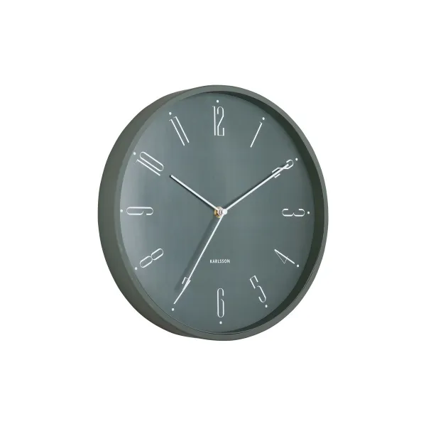 Karlsson 5988GR dizajnové nástenné hodiny sivá, pr. 30 cm