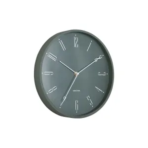 Karlsson 5988GR dizajnové nástenné hodiny sivá, pr. 30 cm