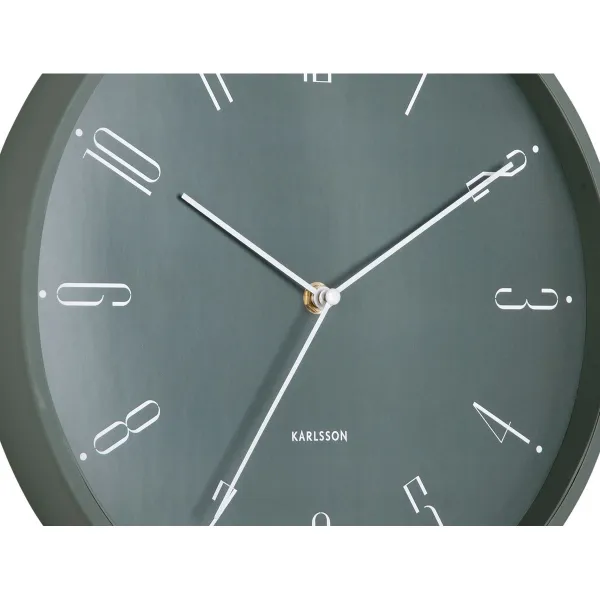 Karlsson 5988GR dizajnové nástenné hodiny sivá, pr. 30 cm