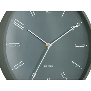 Karlsson 5988GR dizajnové nástenné hodiny sivá, pr. 30 cm