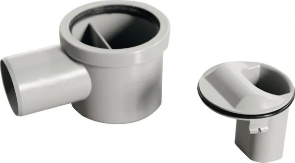 AQUALINE - PAVINO podlahový žľab z nerezové oceli s roštom na dlaždice, L-760, DN50 2710-80