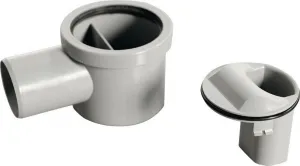 AQUALINE - PAVINO podlahový žľab z nerezové oceli s roštom na dlaždice, L-760, DN50 2710-80