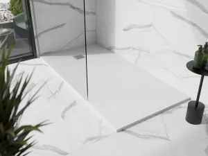 MEXEN - Stone+ sprchová vanička obdĺžniková 180x80, biela 44108018