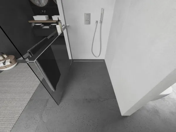 MEXEN/S - Kioto+ Sprchová zástena WALK-IN s poličkou a držiakom uterákov 115 x 200, transparent, chróm 800-115-121-01-00