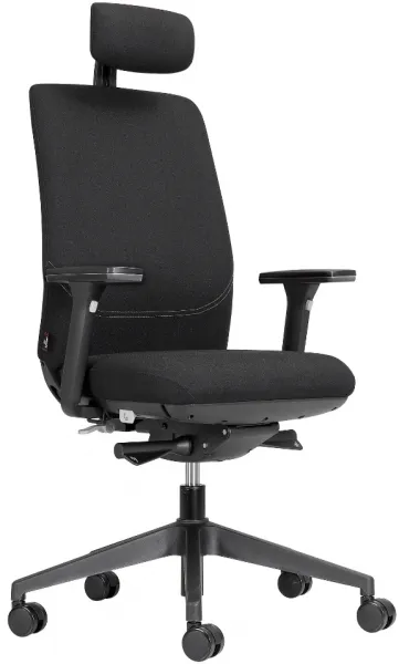 MERCURY Ergonomická kancelárska stolička OPTIMA čierna
