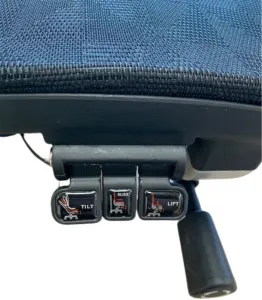 MERCURY Ergonomická kancelárska stolička ORION JNS-801, čierna W-51 (vzorovaná), leštěný kríž