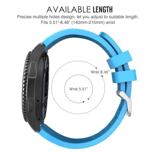 BStrap Silicone Sport remienok na Garmin Venu 2, light blue (SSG006C1109)