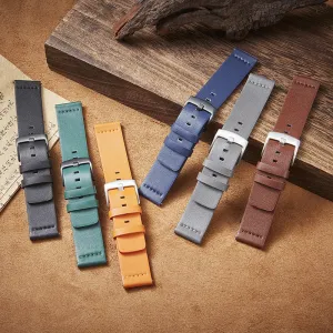 BStrap Fine Leather remienok na Garmin Venu 2 Plus, blue (SSG022C0309)