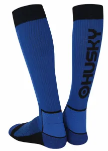 HUSKY Snow Wool socks blue/black
