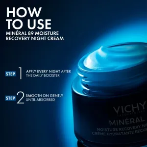 Vichy Minéral 89 NIght Cream nočný regeneračný krém 50 ml