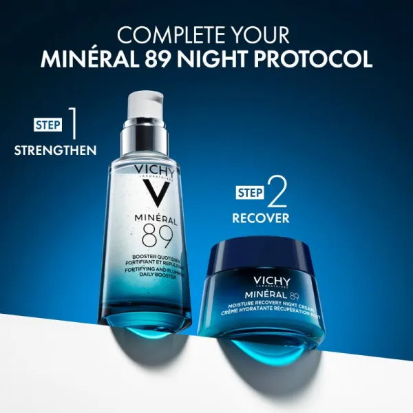 Vichy Minéral 89 NIght Cream nočný regeneračný krém 50 ml