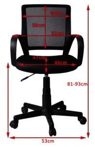 Ak furniture Dětská otočná židle FAUN růžová