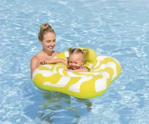 Bestway 32298 Nafukovací baby sedací kruh s opierkou, 79 x 79 cm