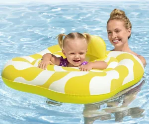 Bestway 32298 Nafukovací baby sedací kruh s opierkou, 79 x 79 cm