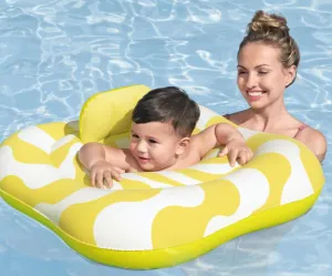 Bestway 32298 Nafukovací baby sedací kruh s opierkou, 79 x 79 cm