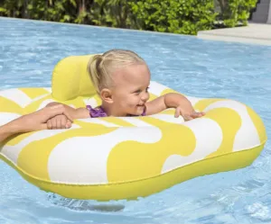 Bestway 32298 Nafukovací baby sedací kruh s opierkou, 79 x 79 cm