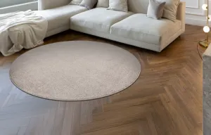 Koberec ETON PLUS béžový kruh