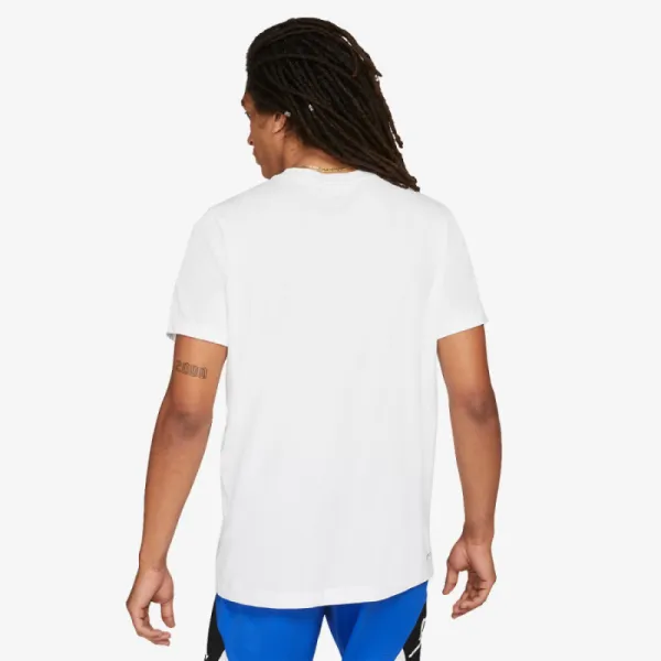 Pánske tričko s krátkym rukávom NIKE JORDAN M J JD AIR STRETCH SS CREW-410-Blue