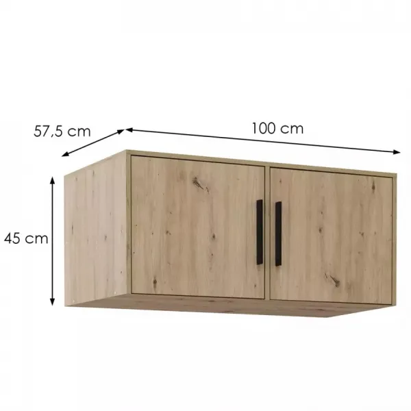 ArtStol Nadstavec na skriňu KOS D2 | dub artisan