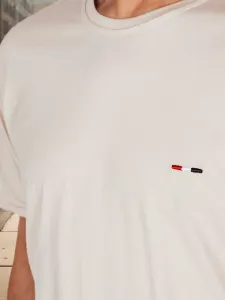 Trendy tričko s krátkym rukávom pre pánov svetlohnedé
