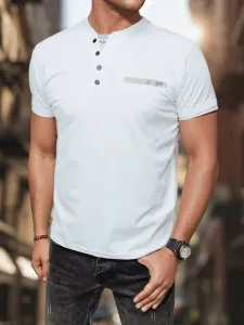 Trendy pánske tričko - biele