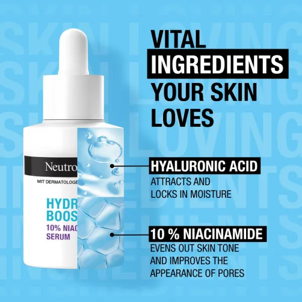Neutrogena Hydro Boost® hydratačné sérum s niacínamidom 30 ml