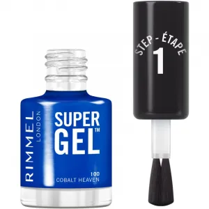 Rimmel Super Gel gélový lak na nechty bez použitia UV/LED lampy odtieň 100 Cobalt Heaven 12 ml