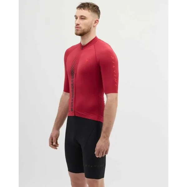 SILVINI MAZZANO Pánsky cyklistický dres, vínová, veľkosť